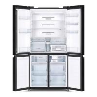 Холодильник French Door 184х90 см Hitachi French Bottom Freezer R-WB642VU0 GBK черное стекло - 2 фото