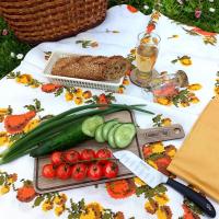 Разделочная доска 33х18 см Compose Eat Everyday бежевая - 6 фото
