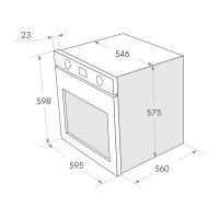 Газовый духовой шкаф 60 см Maunfeld MGOG.673W белый - 20 фото