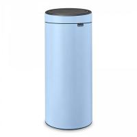 Ведро для мусора 30 л Brabantia Touch Bin голубое - 1 фото