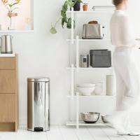 Мусорный бак с педалью 30 л Brabantia NewIcon стальной - 5 фото