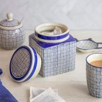 Банка для сыпучих продуктов Lattice 1 л Kitchen Craft London Pottery Out Of The Blue - 5 фото