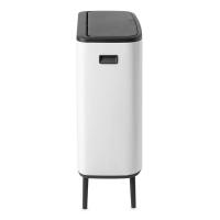 Мусорный бак 2x30 л Brabantia Bo Touch Bin Hi белый - 3 фото