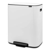 Мусорный бак 2x30 л Brabantia Bo Touch Bin белый - 2 фото