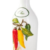 Бутылка для масла 0,5 л Edelweiss Olive белая - 3 фото