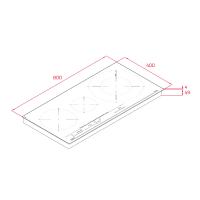 Индукционная варочная панель 80х51 см Teka Maestro IZC 83620 MST черная - 9 фото