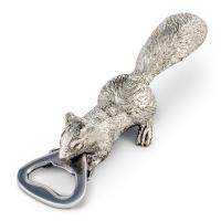 Открывалка для бутылок Белка 15 см Vagabond House Woodland Creatures серебряная - 2 фото