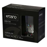 Набор стаканов для воды 450 мл Krosno Deco 2 пр - 3 фото