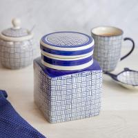 Банка для сыпучих продуктов Lattice 1 л Kitchen Craft London Pottery Out Of The Blue - 4 фото