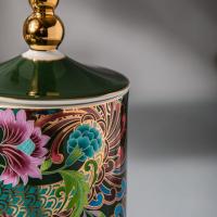 Сахарница с крышкой Mix&Match Home Magic Dragon зеленая - 6 фото