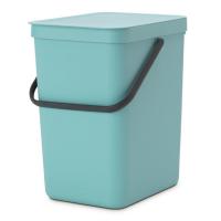 Мусорное ведро 25 л Brabantia Sort&Go мята - 1 фото