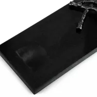 Подставка для бутылки 10х28 см Michael Aram Black Orchid черная - 7 фото