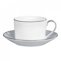 Блюдце чайное 14 см Wedgwood Vera Wang Blanc Sur Blanc - 1 фото