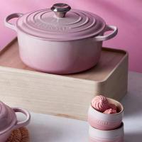 Блюдо для запекания керамическое 9х9х5,6 см 200 мл Le Creuset Cerise розовое - 5 фото