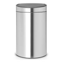 Мусорный бак 40 л Brabantia Touch Bin стальной - 1 фото