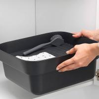 Органайзер для раковины 37,4х34,4х16,1 см Brabantia Sink Side черный - 9 фото