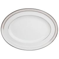 Сервировочное блюдо Noritake Montvale Platinum белое - 1 фото