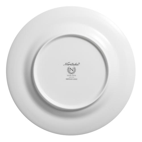 Тарелка хлебная 16,5 см Noritake Trefolio Gold белая
