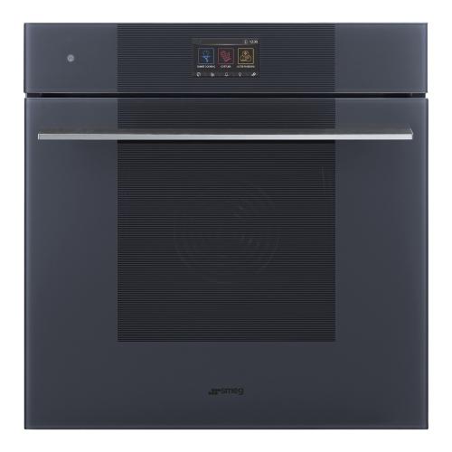 Электрический духовой шкаф 59,7 см SMEG Linea SOP6104TPG стальной