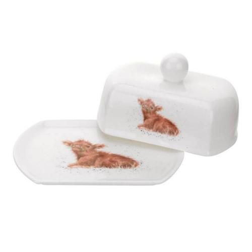 Маслёнка Корова 15,5х11х8 см Royal Worcester Забавная фауна