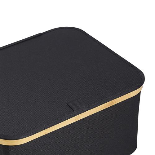 Корзина для белья 40х33 см 20 л Smart Solutions Neat Low черная