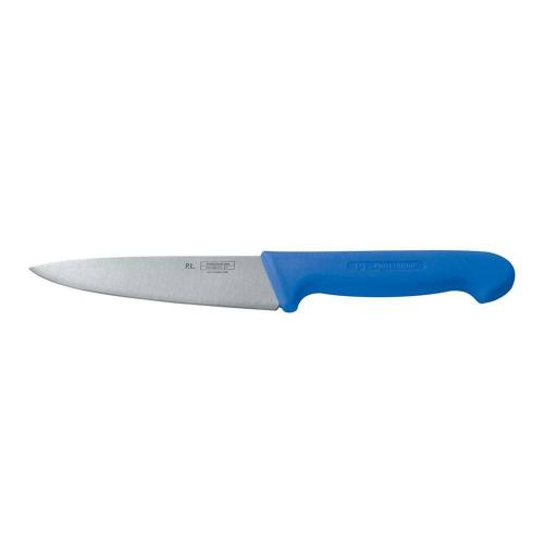 Нож PRO-Line поварской 16 см, синяя пластиковая ручка, P.L. Proff Cuisine