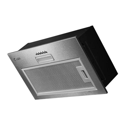 Встраиваемая вытяжка 52,5х29,1 см LEX Fullmetall GS Bloc Light 600 Inox стальная