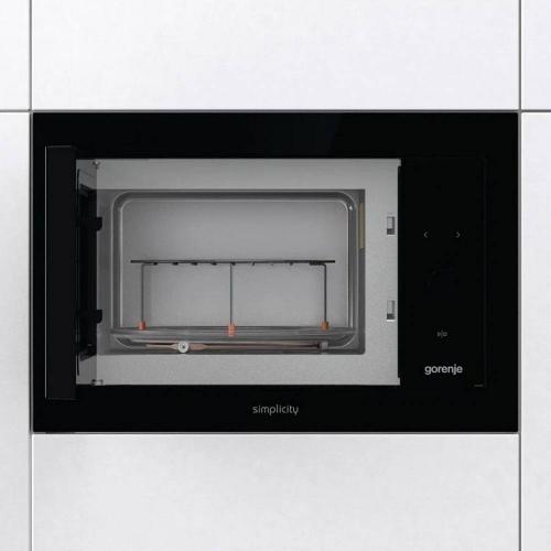 Встраиваемая микроволновая печь 59,5х39 см Gorenje Simplicity BM235G1SYB черная