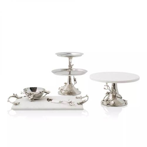 Сервировочное блюдо 28 см Michael Aram White Orchid белое