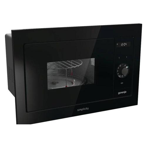 Встраиваемая микроволновая печь 59,5х39 см Gorenje Simplicity BM235G1SYB черная