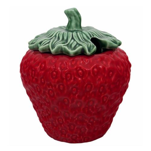 Емкость для хранения 13,5 см Bordallo Pinheiro Strawberries красно-зеленая