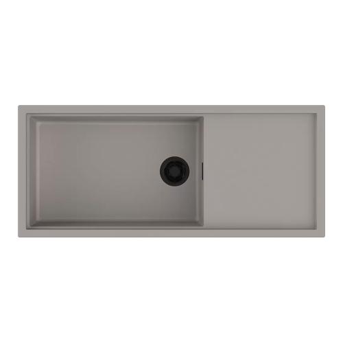 Кухонная мойка 116 см Omoikiri Sintesi 116-GR leningrad grey - 1 фото