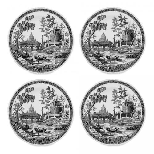 Набор обеденных тарелок Spode Heritage 4 пр белый