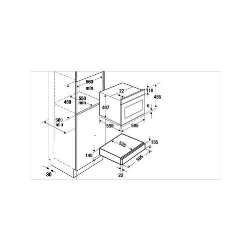 Подогреватель посуды 60 см Kuppersbusch K.8 CSW 6800.0 G9 Shade of Grey