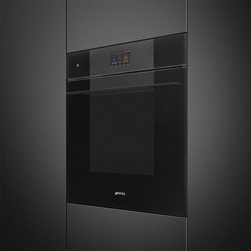 Электрический духовой шкаф 59,7 см SMEG Linea SO6104APB3 черный