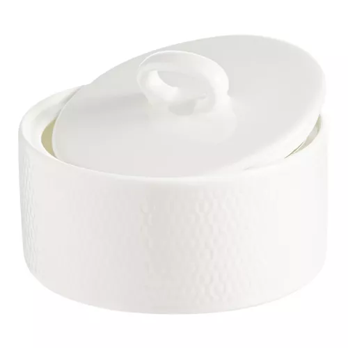 Сахарница 10 см Wedgwood Gio белая