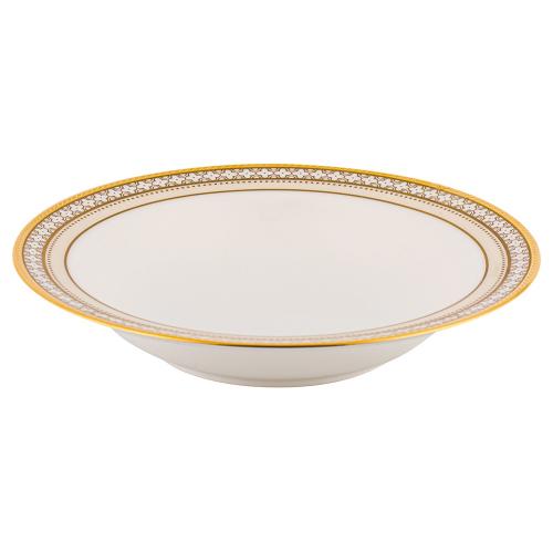 Тарелка десертная 15,5 см Noritake Trefolio Gold белая