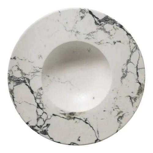 Тарелка для пасты 25 см Kutahya Marble белая