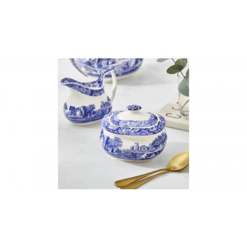 Сахарница с крышкой 250 мл Spode Blue Italian синяя
