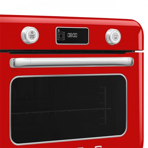 Мини-печь 50х50 см SMEG 50’s Style COF01RDEU красная