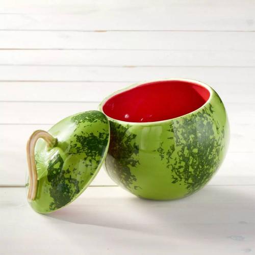 Супница 17х21,5 см 1,5 л Bordallo Pinheiro Watermelon зеленая