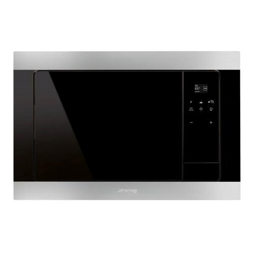 Встраиваемая микроволновая печь 60х38 см Smeg Classica FMI320X черная