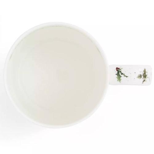 Кружка 310 мл Royal Worcester Забавная фауна Снеговик белая