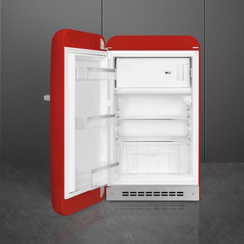 Холодильник 97х54,5 см SMEG 50’s Style FAB10LRD6 красный