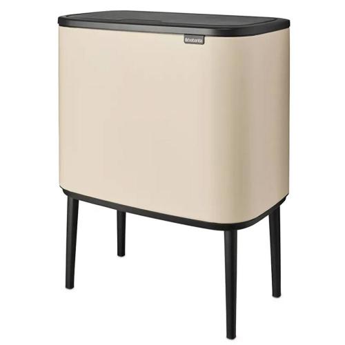 Ведро для мусора 34 л Brabantia Bo Touch Bin бежевое