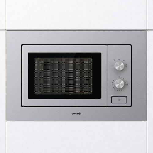 Встраиваемая микроволновая печь 59,5х38,2 см Gorenje Essential BM201EM1X стальная