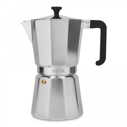 Кофеварка гейзерная на 12 чашек Kitchen Craft La Cafetiere стальная