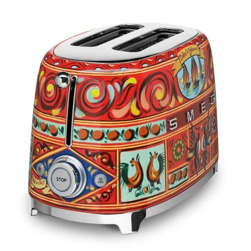 Тостер на 2 ломтика Dolce&Gabbana Smeg Sicily is my Love TSF01DGEU