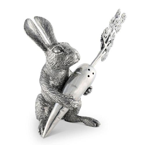 Солонка и перечница Rabbit Carrot 7,6х6,4 см Vagabond House Garden Friends
