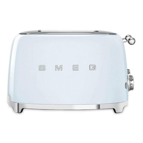 Тостер на 4 ломтика Smeg 50's Style TSF03PBEU голубой